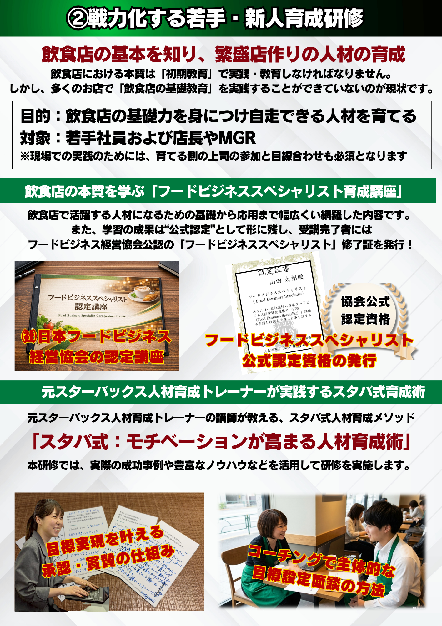 飲食店のための人材育成研修