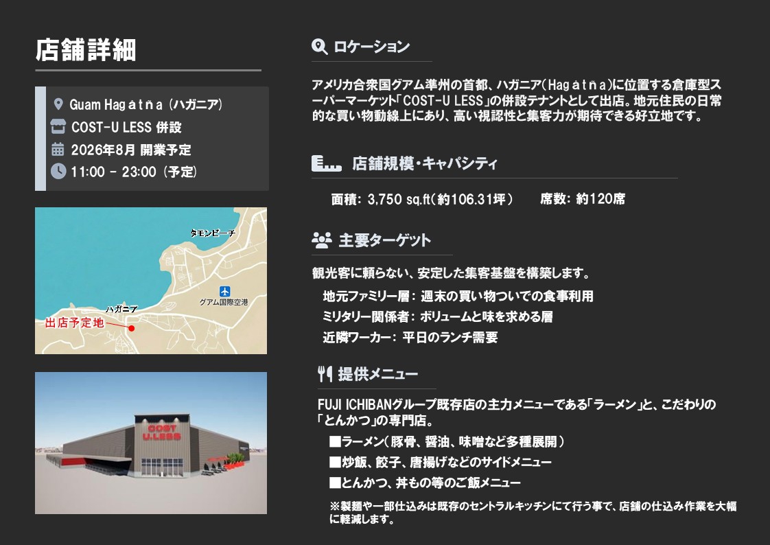 年収100万円！アメリカ グアムでの新規飲食店プロジェクトの責任者を募集