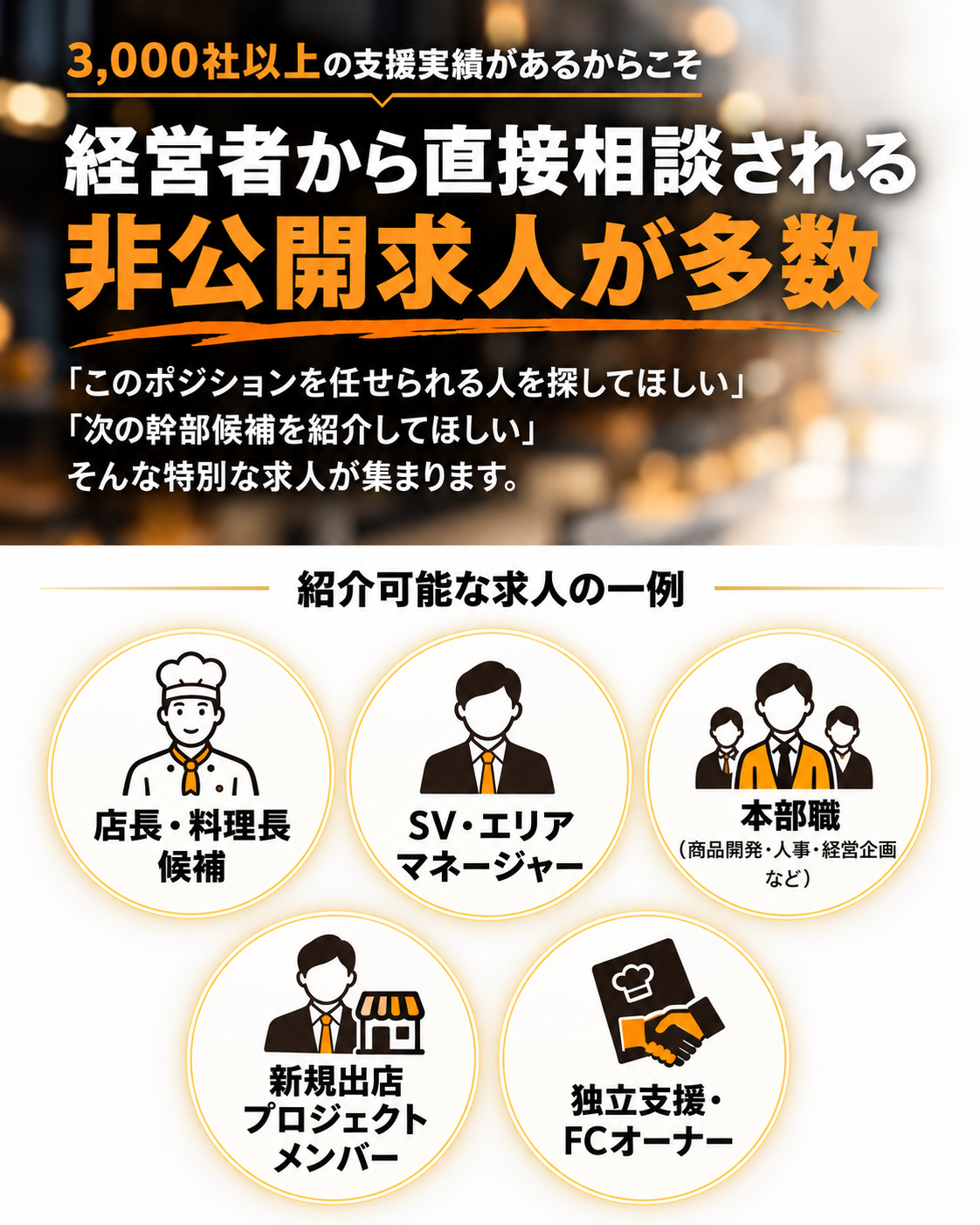 フードキャリアコンサルタントがあなたの転職をサポート！【EatsWorks】