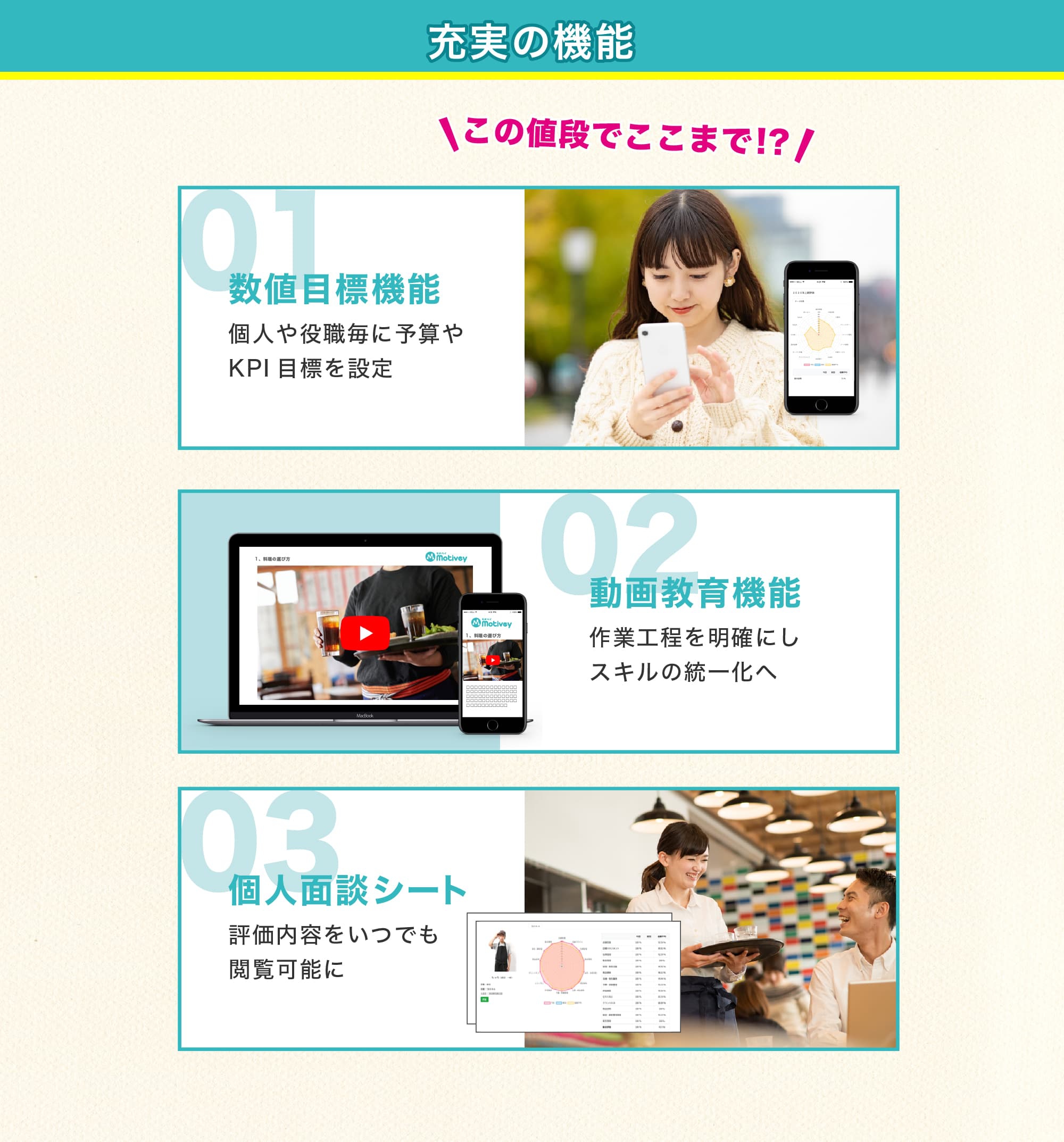 モチベイ|飲食店の評価&教育制度アプリ
