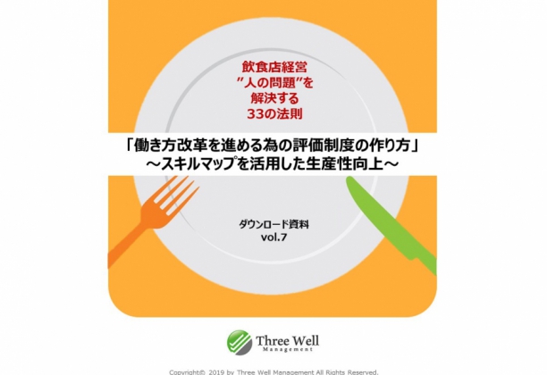 Vol.7 飲食店働き方改革を進める評価制度の作り方