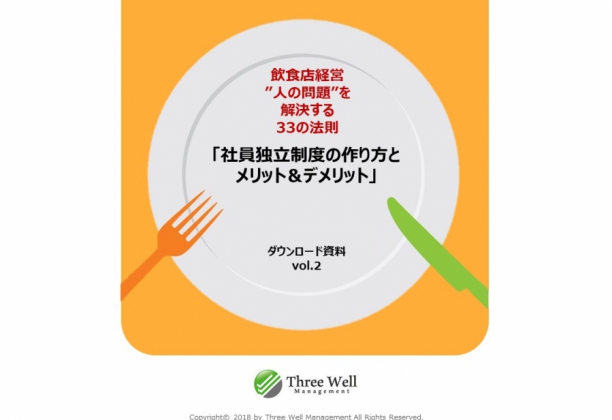 Vol.2 飲食店の社員独立制度の作り方とメリット＆デメリット