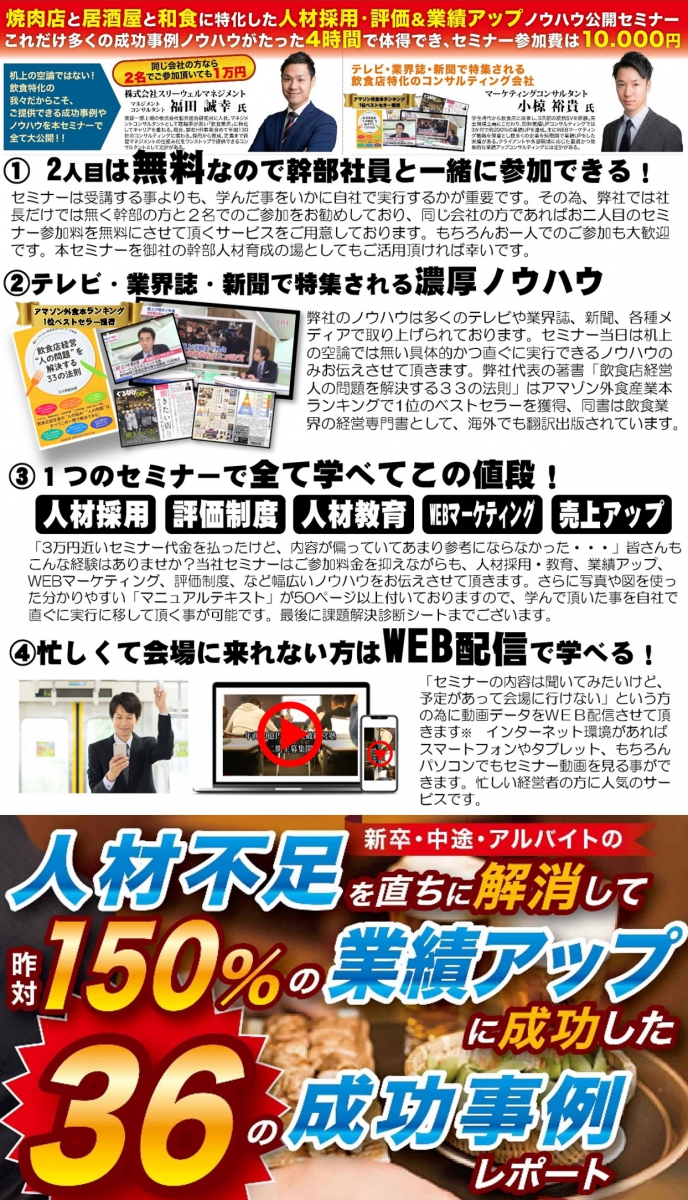 2020年働き方改革&業績アップセミナー