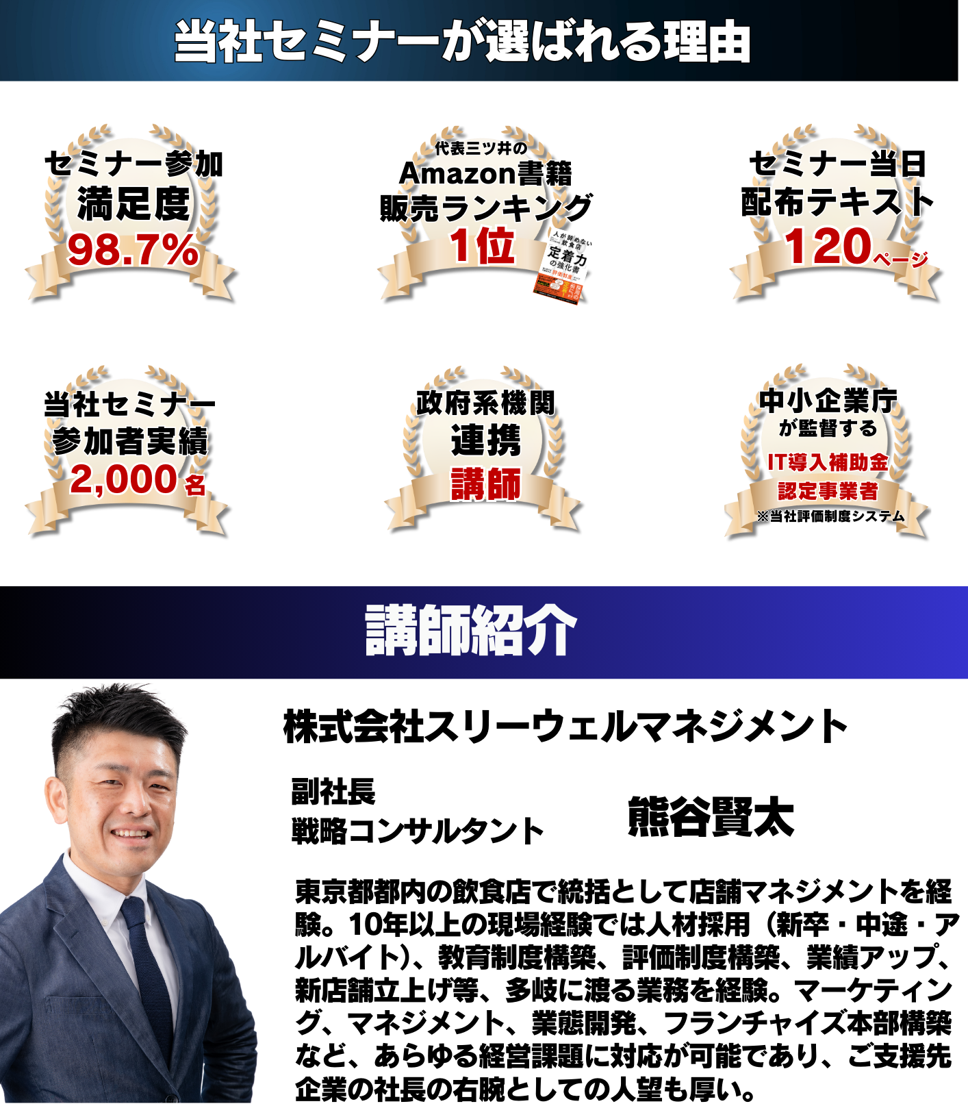 【東京&大阪開催】飲食店特化!経営計画策定1DAYセミナー
